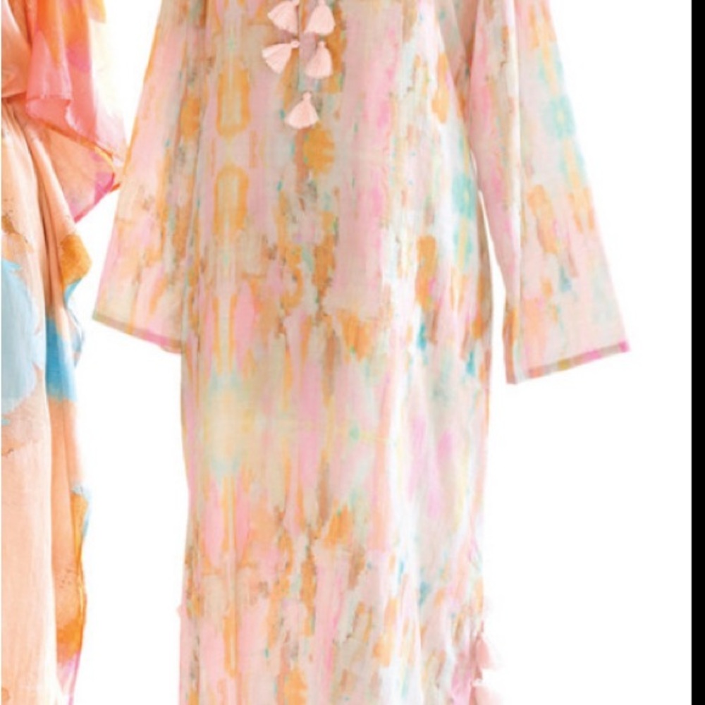 Laura Park Annie Selke Kaftan Tassle Pink
